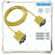 High Quality RS232 Cable DB9 cable with yellow